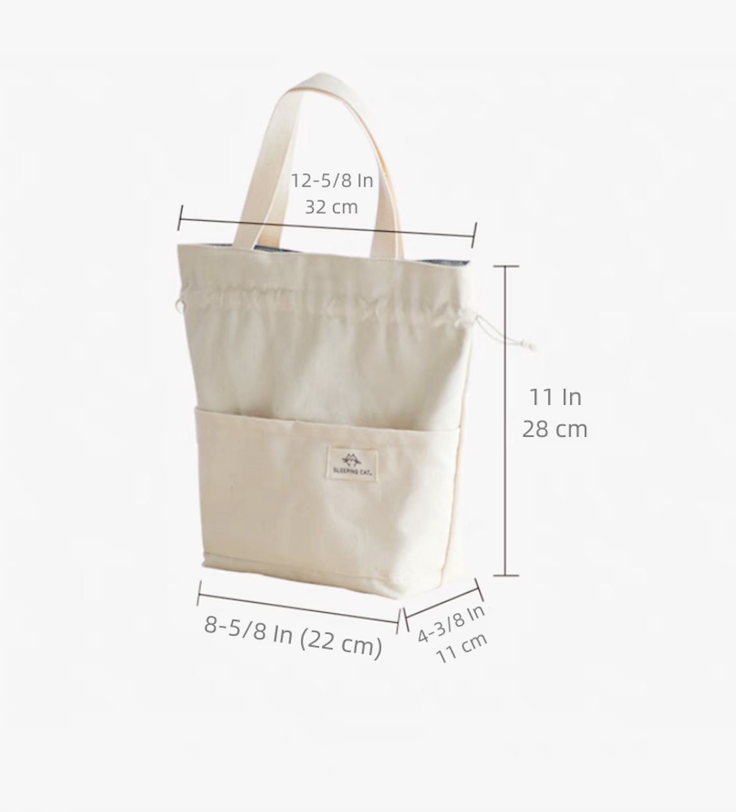 Insulated Canvas Lunch Bag