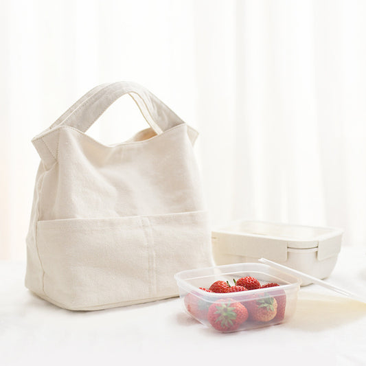 Recycled Fabric Waterproof Insulated Canvas Lunch Bag