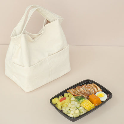 Recycled Fabric Waterproof Insulated Canvas Lunch Bag