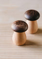 Solid Wood Mushroom Toothpick Holder | Dispenser