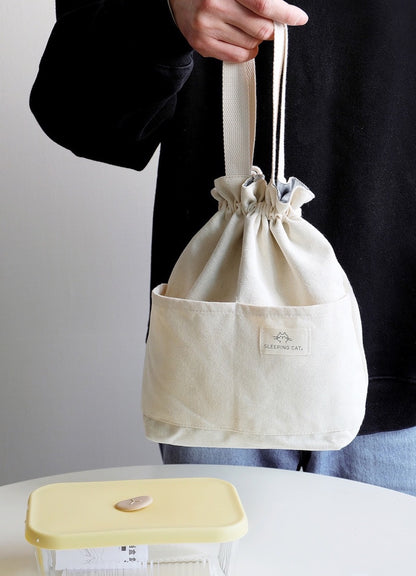 Insulated Canvas Lunch Bag