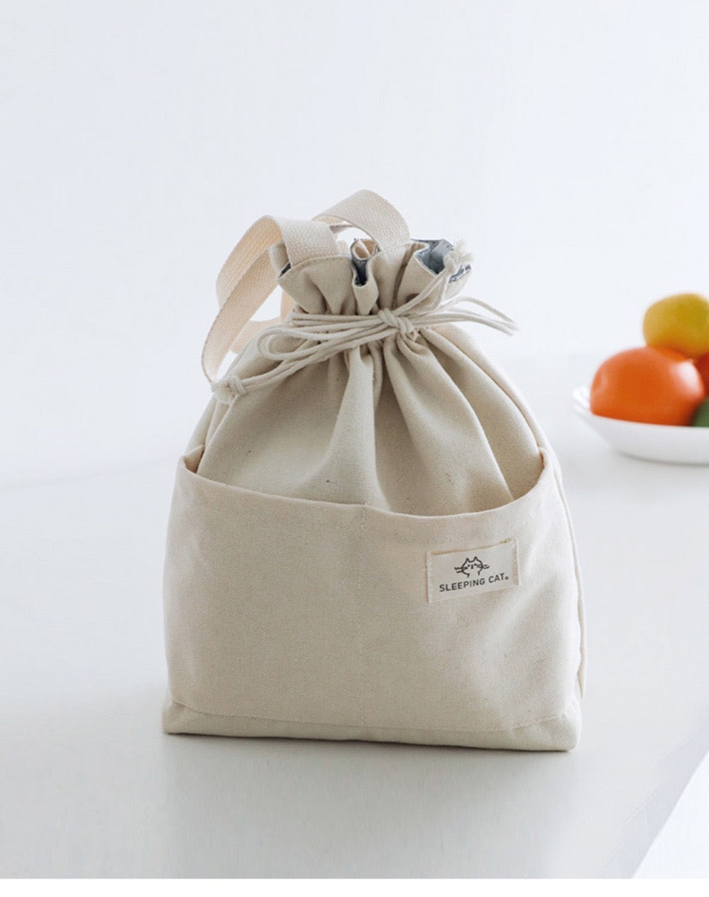 Insulated Canvas Lunch Bag