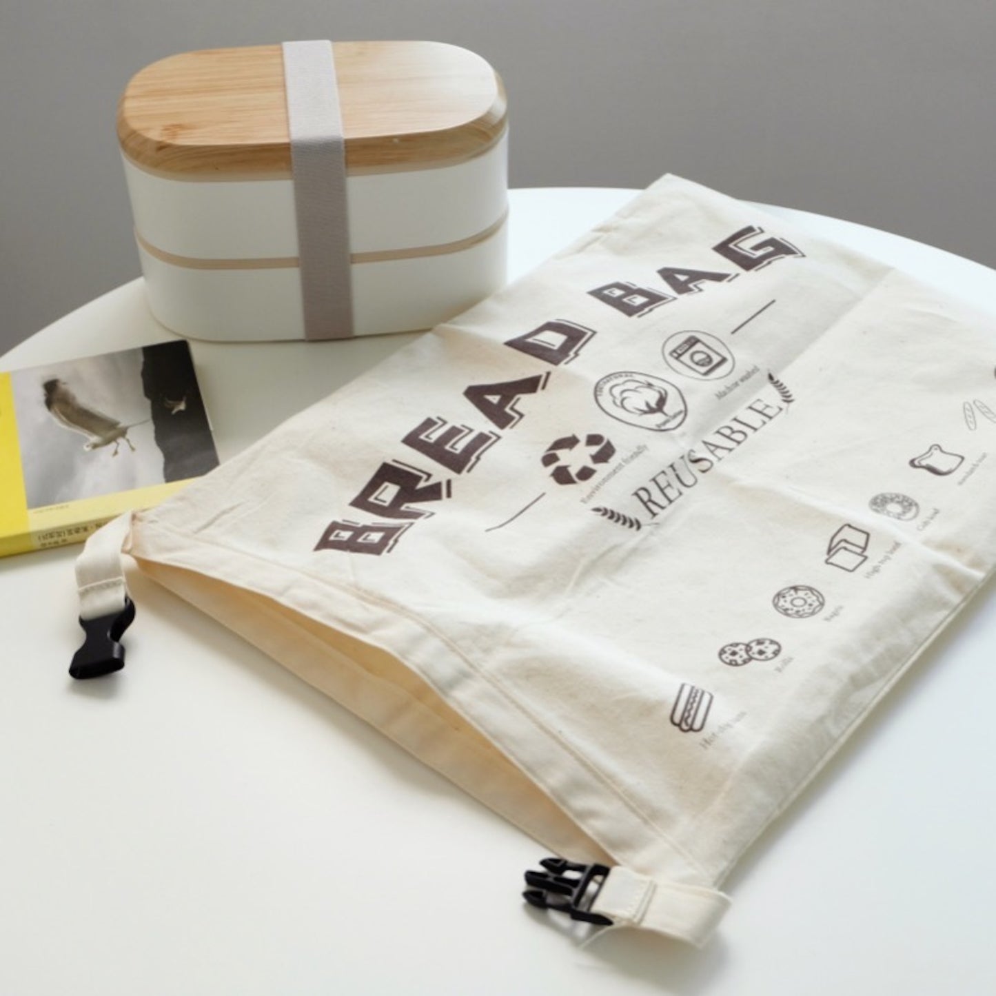 Reusable Large Roll-Up Bread Storage Bag