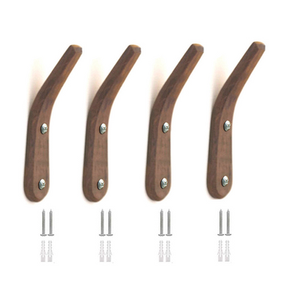 Walnut Coat/Hat Hooks